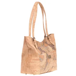Schultertasche / Shopper Kork