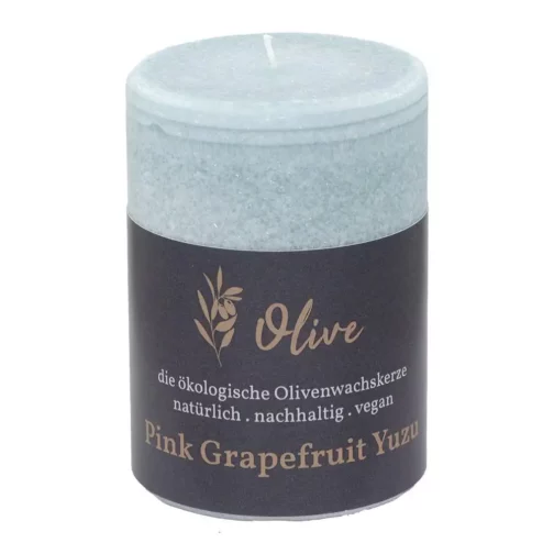 Olivenwachs Duftkerze Pink Grapefruit Yuzu