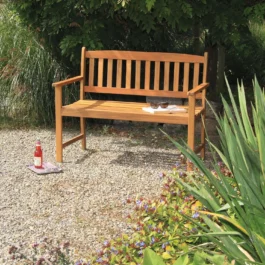 Gartenbank Woody Holz 2-Sitzer