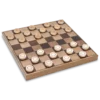 Schachspiel / Damespiel gross Nussbaum