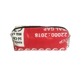 Upcycling Schreibzeug-Etui – Fisch Rot