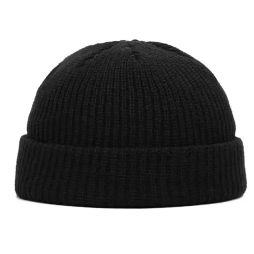 Unisex Beanie Folded Ribbed - Image 10