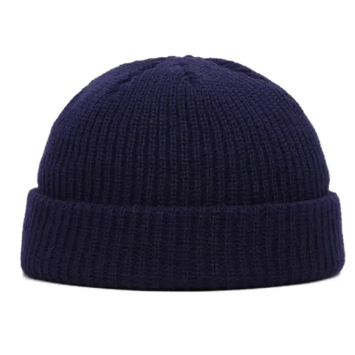 Unisex Beanie Folded Ribbed - Image 8
