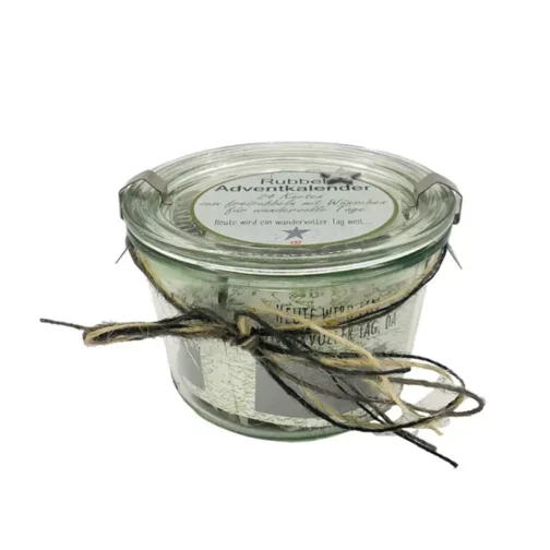 Weckglas Rubbel Adventkalender Wünsche – Bild 2