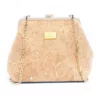 Damen Handtasche / Clutch Kork mit Kette – Bild 2