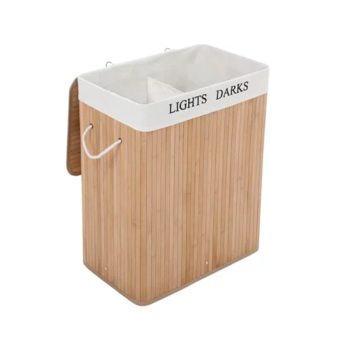Wäschekorb Bambus 100 Liter – Bild 2
