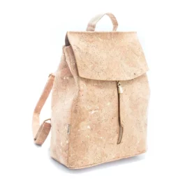 Damen Rucksack Kork Eckig mit Gold Muster