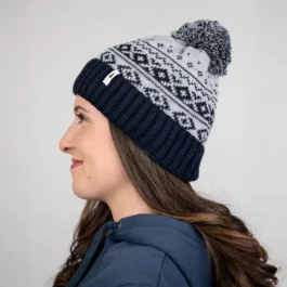 NIKIN Beanie Knitted Norwegian Pom Pom