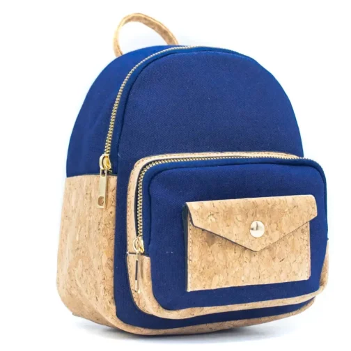 Messenger Rucksack Kork Denim – Bild 2