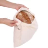 Brotsack Leinen mit Kordelklemme – Bild 2