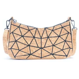 Baguette Tasche Kork Geometric