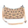Baguette Tasche Kork Geometric - Image 5