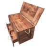 Holztruhe Vintage Kiefer 85 x 40 cm - Image 9