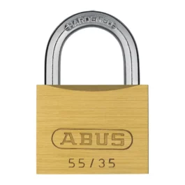 Abus Vorhängeschloss 55/35 Gold Messing