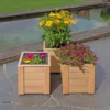 Hochbeet Lärchenholz 38 cm – Bild 4
