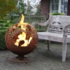 Gartenkamin Feuerball Blumen - Image 2