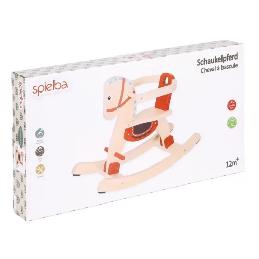 Spielba Schaukelpferd aus Holz FSC – Bild 3