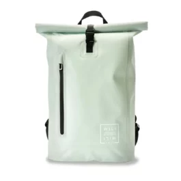 Roll Top Backpack Light Wave Green