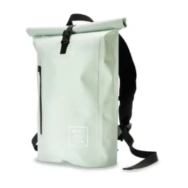 Roll Top Backpack Light Wave Green