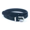 Damengürtel Kork schwarz 2,4 cm