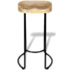 Barhocker Mango Massivholz, 2 Stk. - Image 3