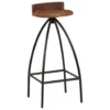 Barhocker Altholz / Stahl, 2 Stk. – Bild 2