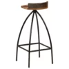 Barhocker Altholz / Stahl, 2 Stk. – Bild 5