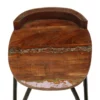 Barhocker Altholz / Stahl, 2 Stk. – Bild 6