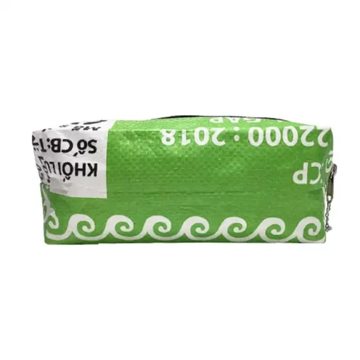 Upcycling Schreibzeug-Etui - Fisch Grün – Bild 2