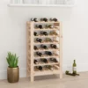 Weinregal Massivholz Kiefer 61,5 x 107,5 cm – Bild 5