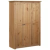 Kleiderschrank Kiefernholz Panama, 118 cm