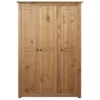 Kleiderschrank Kiefernholz Panama, 118 cm – Bild 2