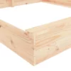 Sandkasten quadratisch mit Sitzen Kiefer – Bild 5