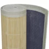 Bambus Teppich hellbraun - Image 3