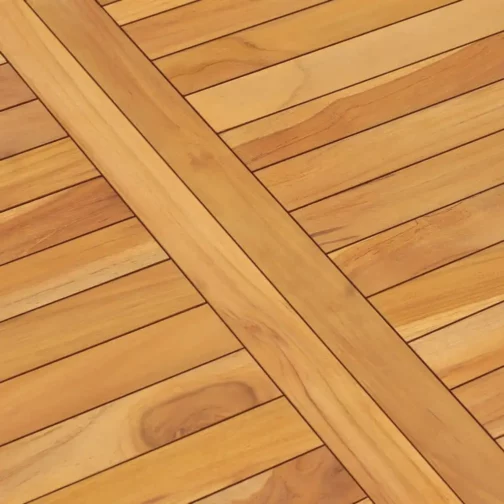 Esstisch Teak Massivholz 120 x 70 cm - Image 5
