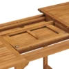 Gartentisch aqusziehbar Massivholz – Bild 7