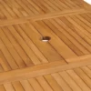 Gartentisch aqusziehbar Massivholz – Bild 6