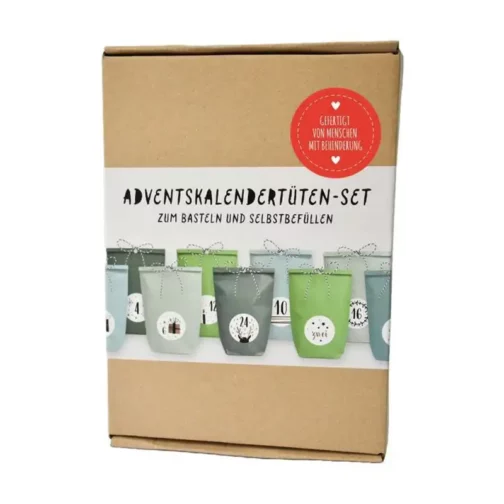 Adventskalender DIY Set grün zum selbst gestalten