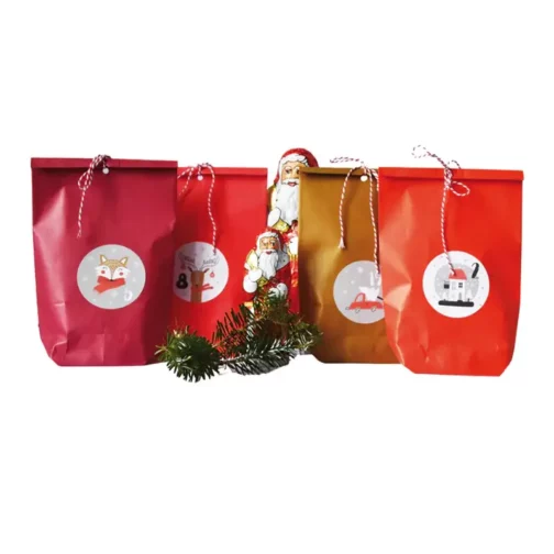 Adventskalender DIY Set rot zum selbst gestalten – Bild 2
