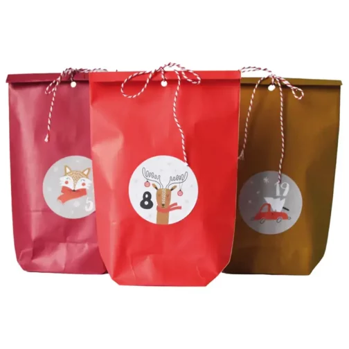 Adventskalender DIY Set rot zum selbst gestalten – Bild 3