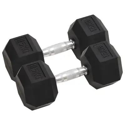 Kurzhanteln Gusseisen / Stahl 2 x 15 kg