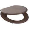 WC-Sitz mit Absenkautomatik Dark Wood – Bild 2