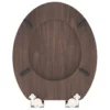 WC-Sitz mit Absenkautomatik Dark Wood – Bild 5