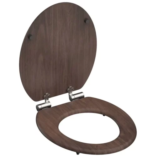 WC-Sitz mit Absenkautomatik Dark Wood