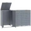 Containerbox Karo Edelstahl grau – Bild 2