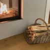 Cheminéekorb / Holzkorb Rattan 60 cm – Bild 2