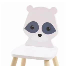 Spielba Kinder Holzstuhl Waschbär