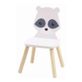 Spielba Kinder Holzstuhl Waschbär