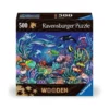 WOODEN Puzzle Unten im Meer