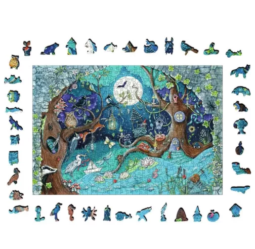 WOODEN Puzzle Fantasy Forest - Image 3